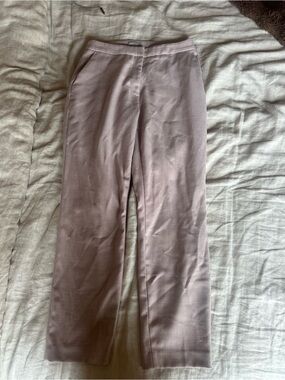 Light Mauve Straight Leg Pants